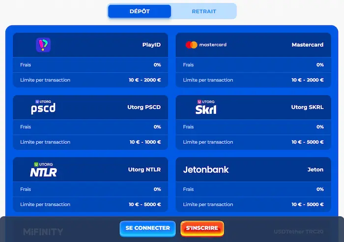 Posido Casino France pay